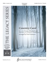 Coventry Carol Handbell sheet music cover